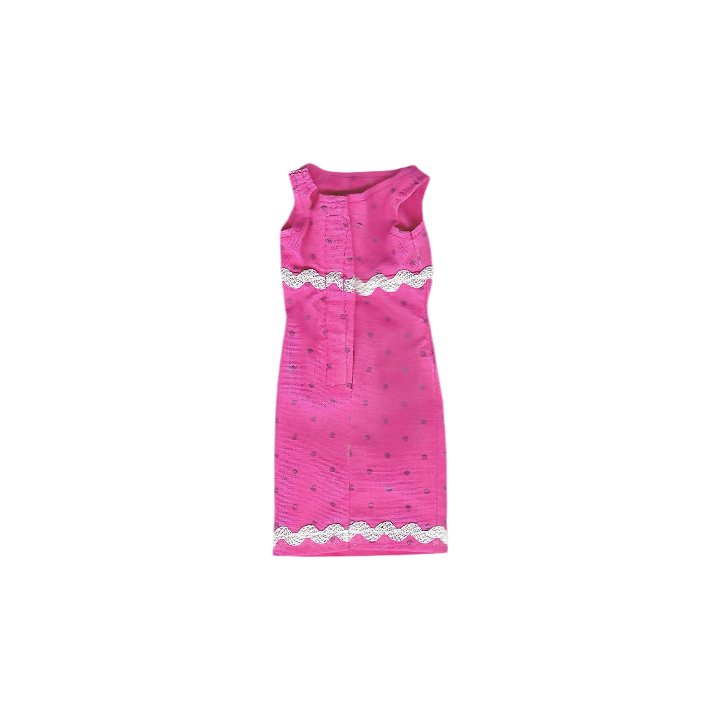 Hot Pink Dress with Shiny Rick Rack