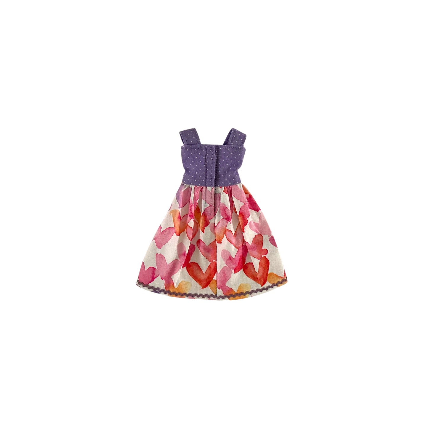 Dress with Watercolor Heart Design