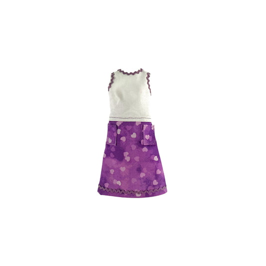 Purple Drop Waist Dress