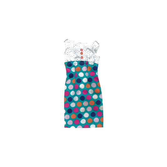Bright and Cheerful Polka-Dot Dress
