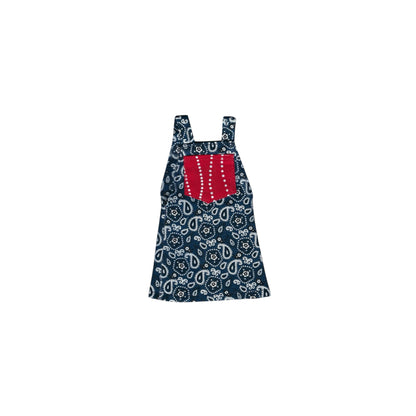 Bandana Overall Dress with Matching Top