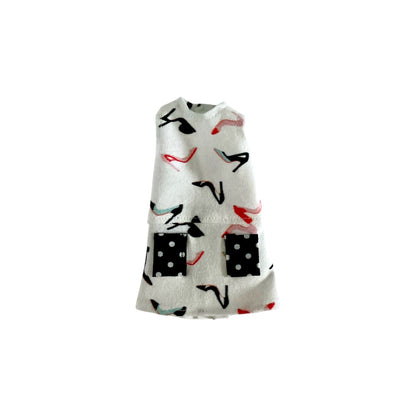 Cute Dress with High-Heeled Fabric