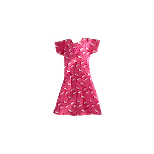 Dress with Tiny High Heel Pump Fabric