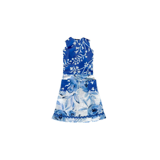 Low-Waist Dress with Pockets